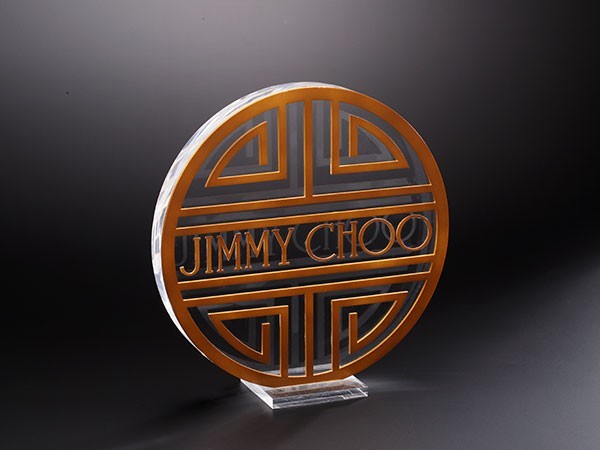 亚克力圆形展示台牌 亚克力圆形展示台牌